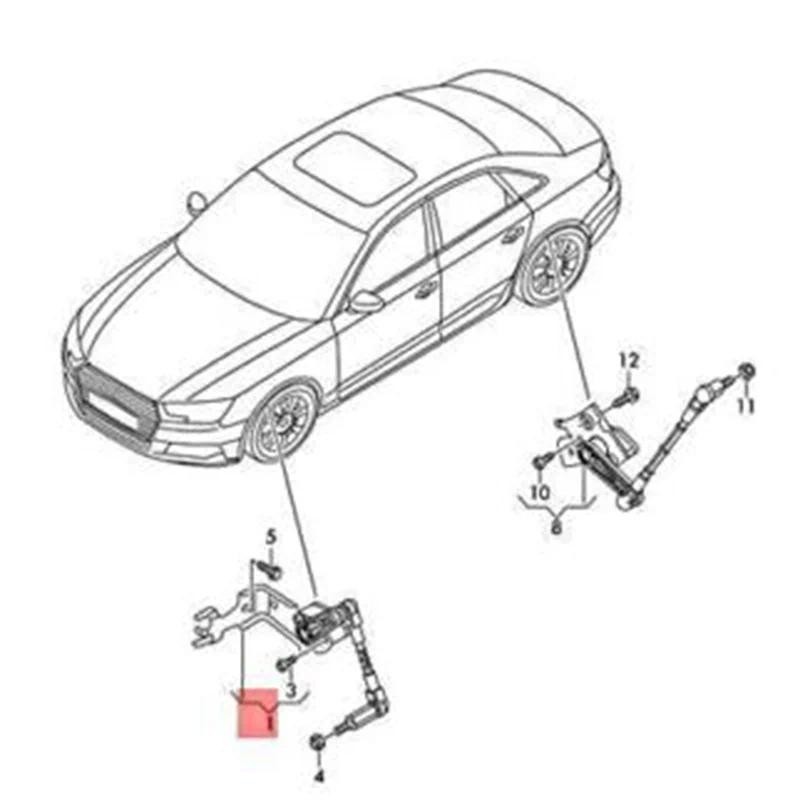 Sensor De Nível Do Farol Dianteiro Esquerdo 8W0941285E Para Audi A4 A5 RS5 S4 S5 Avant 2016-2023 Altura Corpo 8W0 941 28