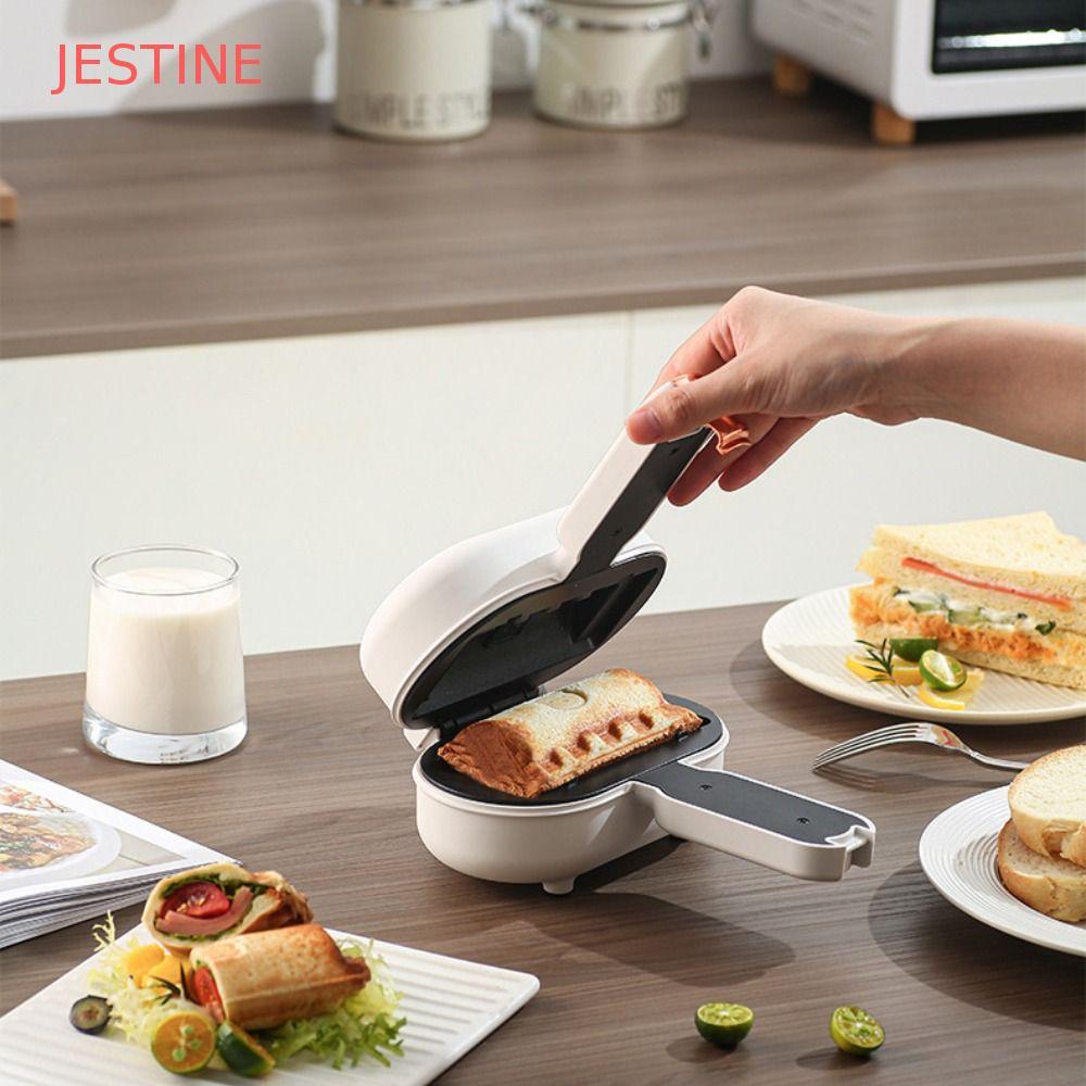 Torradeira Sanduíche JESTINE , Sanduicheira Elétrica Multifuncional De Aquecimento Rápido , Mini Máquina De Café Da Manh