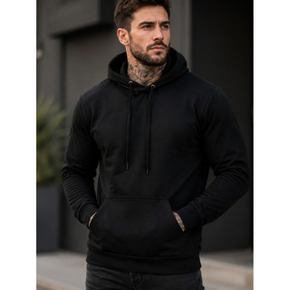 Blusa Moletom Masculino e Feminino Flanelado Canguru com Capuz Unissex
