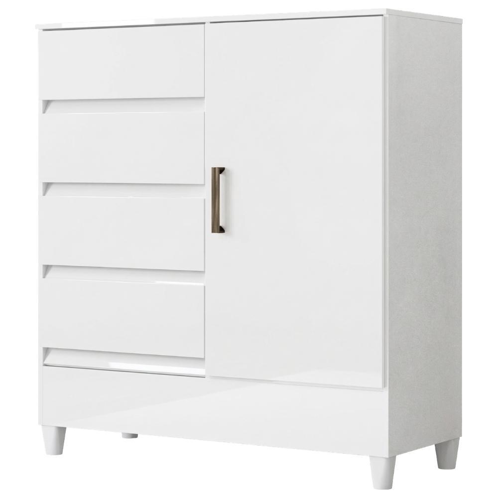 Cômoda Sapateira 4 Gavetas 1 Porta Maia