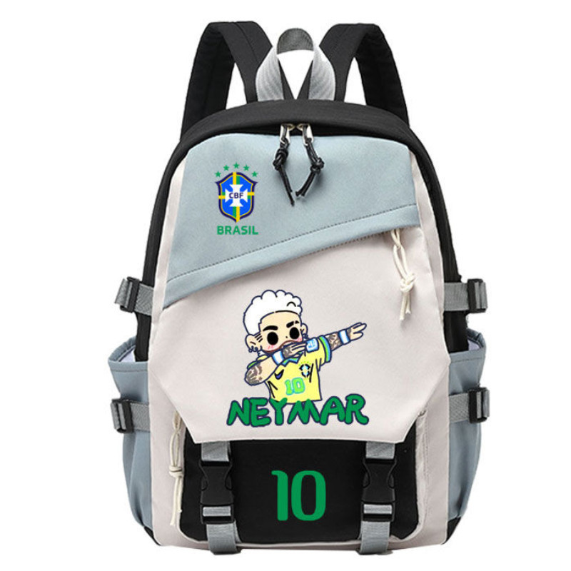 Mochila Barcelona Massey, Seleção Brasileira, Neymar, Mochila para Homens e Mulheres, Escola Primária e Secundária, C Lu