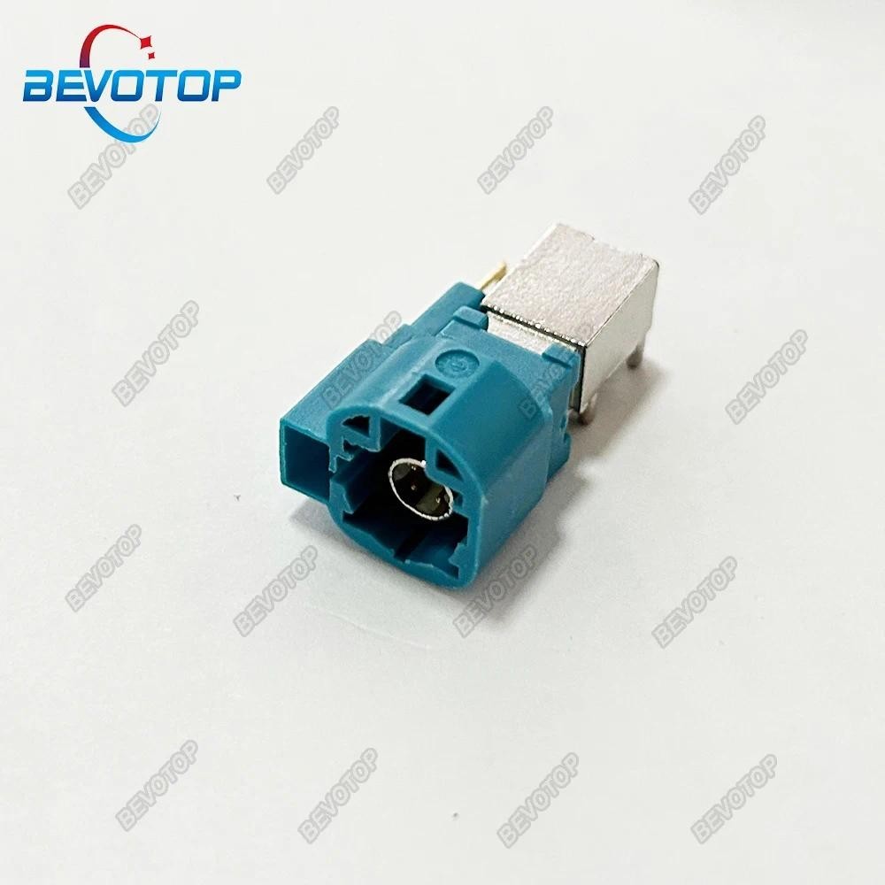 Conector HSD De 4 + 2 6 Pinos , Código Z Macho Plus , Ângulo Reto , Conectores LVDS De Carro Para Tipos De Montagem PCB