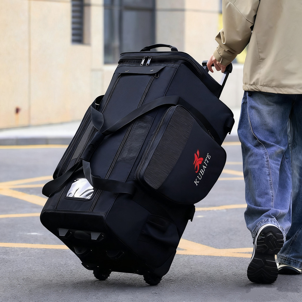 Saco de bagagem Super grande capacidade rebocador bola de gelo equipamento saco Oxford pano carrinho de viagem saco equi