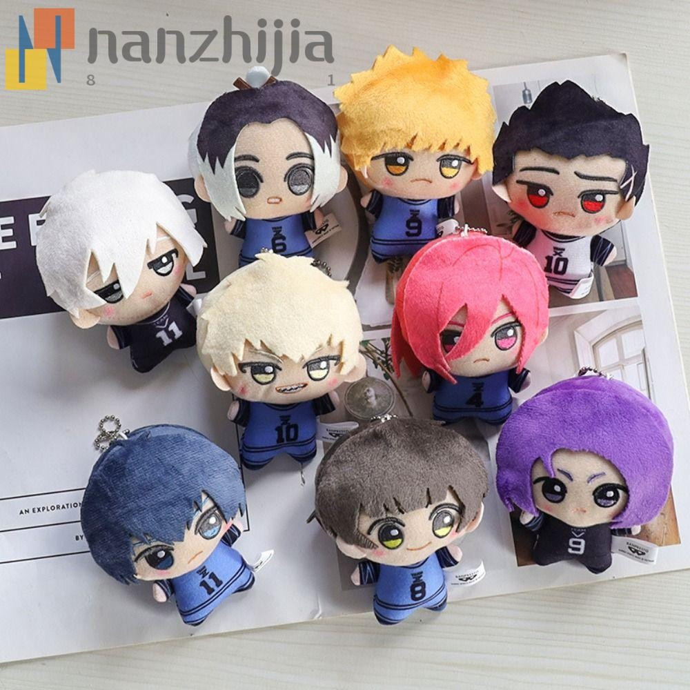 Chaveiro de Pelúcia NANZHIJIA BLUE LOCK, Pendente de Boneca de Algodão Nagi Seishiro Yoichi Chigiri, Chaveiro Recheado F