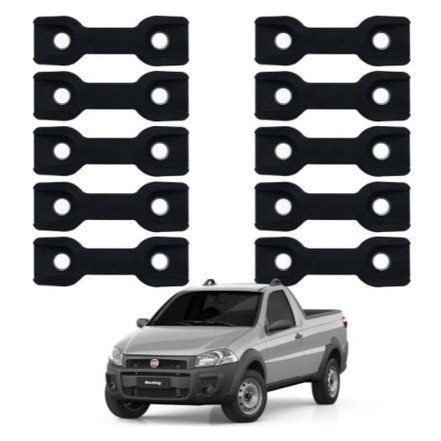 Gancho Da Caçamba Fiat Strada Fiat Toro Kit 10 peças