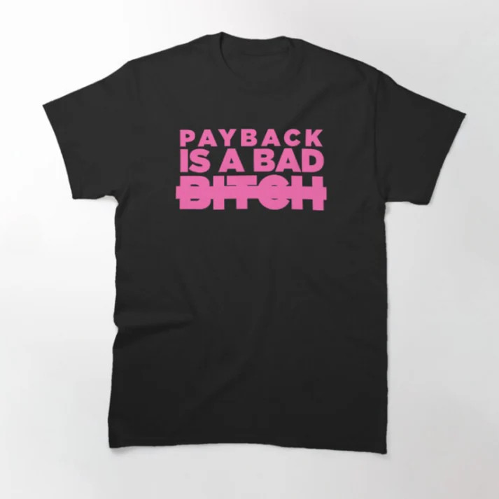 Camiseta Demi Lovato Payback Is A Bad Bitc* Camisa 100% Algodão Blusa