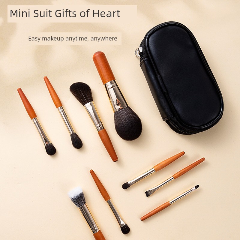 pincel maquiagem kit pincel maquiagem Conjunto de pincéis de maquiagem conjunto completo genuíno Cangzhou Mini viagem po