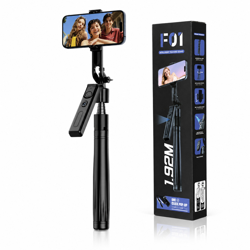 Tripé Estabilizador 360° Facial Controle Bluetooth Gimbal Ia.