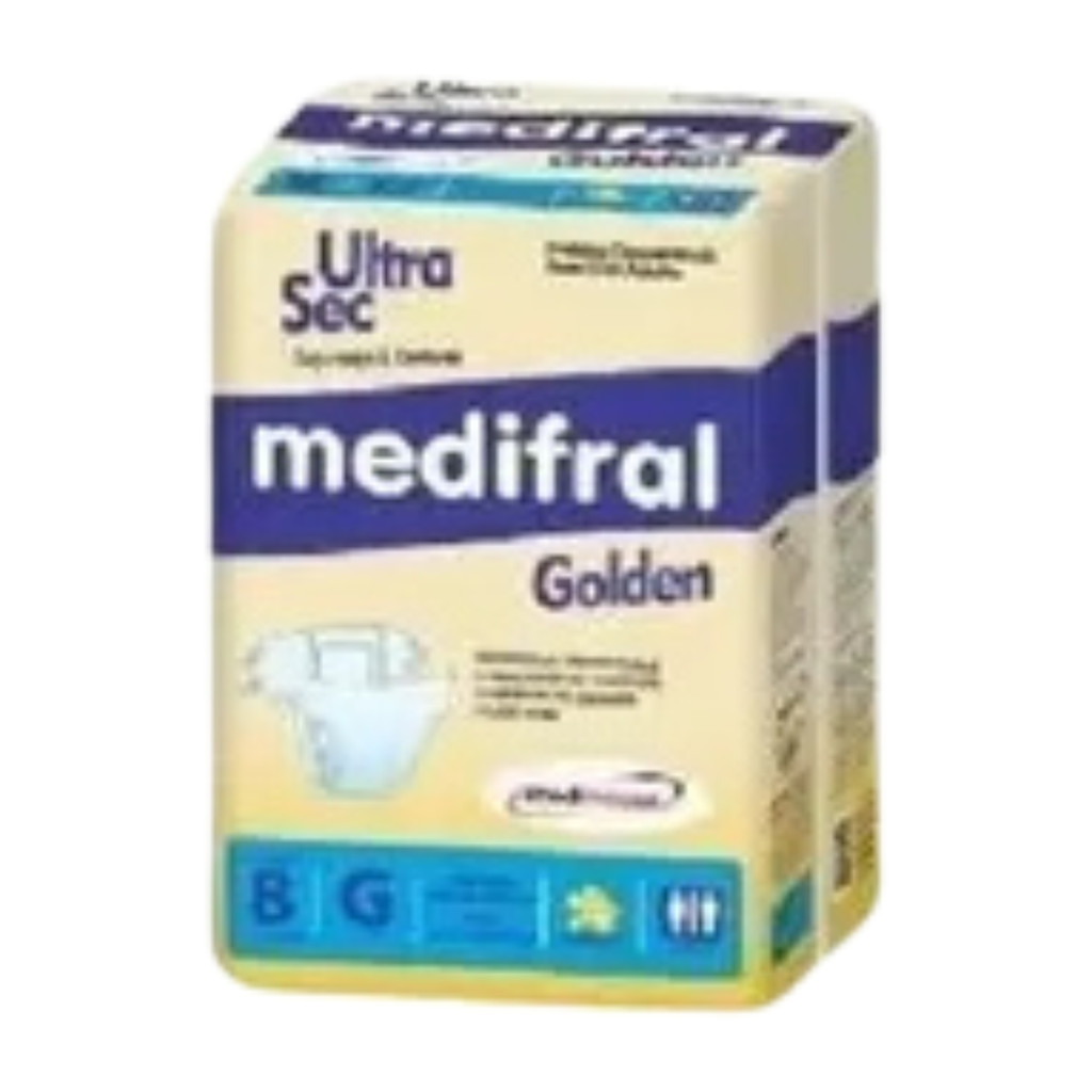 8un Fralda Geriátrica Descártavel G - Medifral Golden