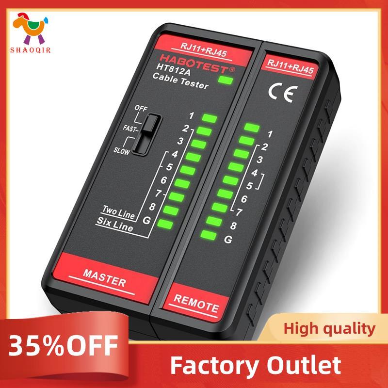 Testador De Cabo De Rede HT812A , Teste De Continuidade De Linha Telefônica Para CAT5/CAT5E/CAT6/CAT6A , Ferramenta De U