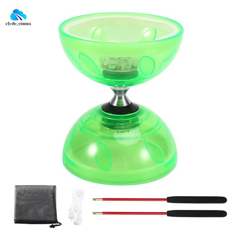 Para Diabolo Idosos B Brinquedo De Fitness Cinco Rolamentos Dupla Cabeça Ao Ar Livre Jogar Com Luz Ioiô