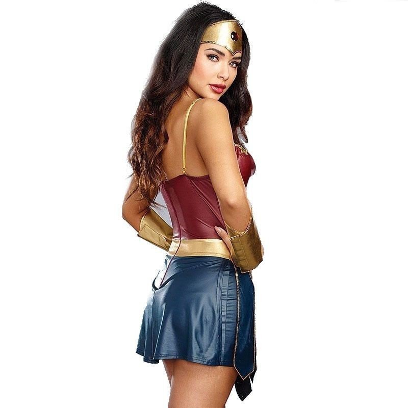 Fantasia de Mulher Maravilha para Halloween, cosplay, cosplay de Gladiador do League of Legends 2CGU