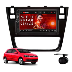 Central Multimídia Volkswagen Gol G6 Preto 2012 À 2016