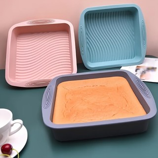 Molde de pão quadrado de Silicone antiaderente resistente a altas temperaturas - fácil de limpar, adequado para aniversá