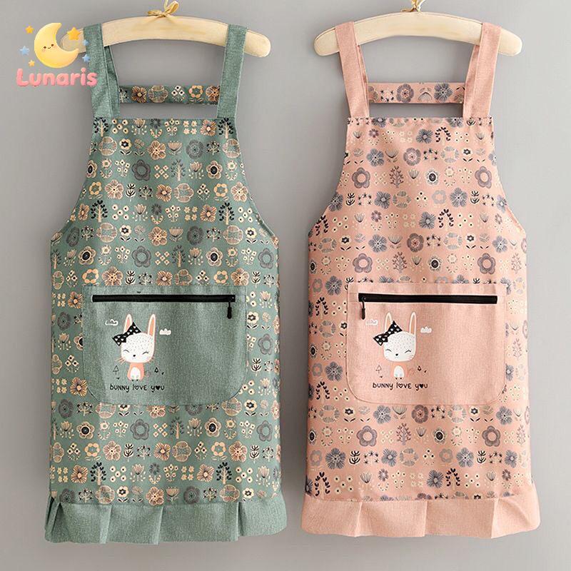 Lunaris 1 Pçs Cozinha Sem Mangas Avental Doméstico Poliéster Cozinhar Com Poeta Roupas Proteção Para Barbeiro Pintor Che
