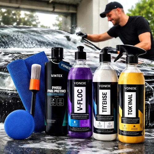Vonixx Kit Shampoo V-floc Cera Tok Final Revitalizador Intense Pretinho Vonixx Kit Lavagem Tratamento — imagem 2 de 2