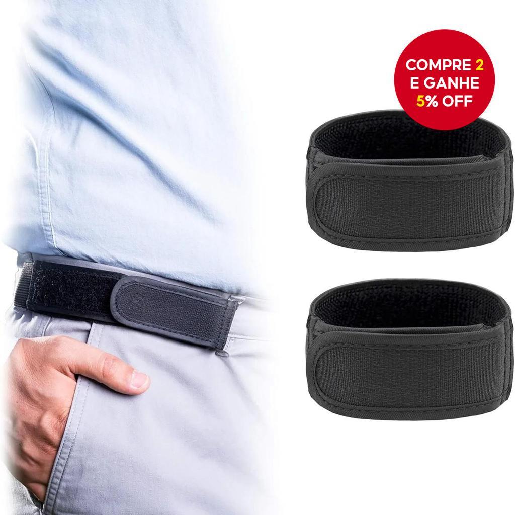 2 Peças/1 Peça Nova Moda Fivela Livre Ultra Macia Elástica Masculina Confortável Cinto Laço Cintos De Cintura