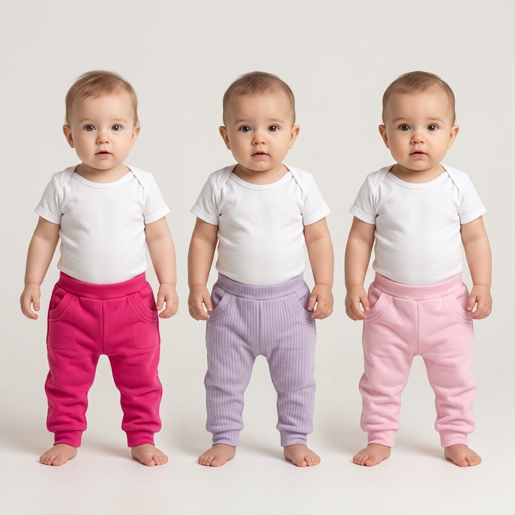 Kit 3 Calças Infantil Pijama Inverno Bebê Menina Super Confortável Lançamento Promoção