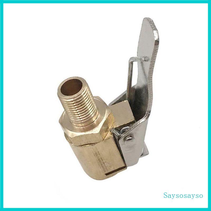 Saysosayso Bloqueio Automático Todo O Metal Mandril Ar Compressor Conector Do Inflador Pneus