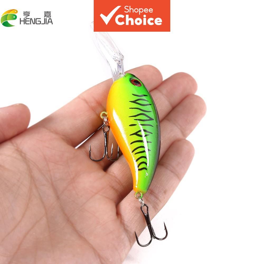 HENGJIA 1 isca grande Crankbait Wobbler equipamento 14g/10cm nado para robalo isca de pesca