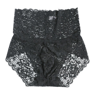 Cintura alta renda roupa interior masculina arma ovo separação cuecas tamanho grande bolso grande de uma peça Ultra-fino