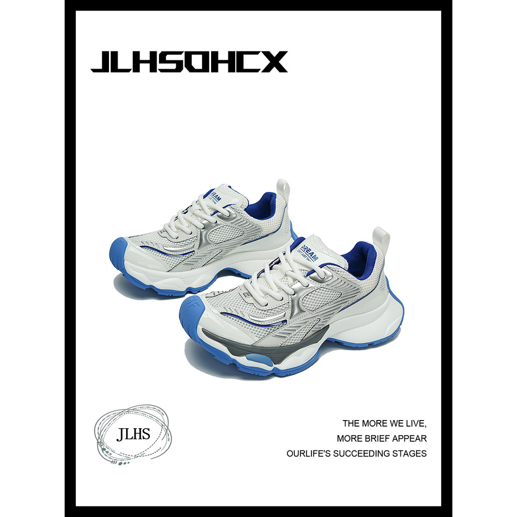 Papai sapatos masculinos 2025 outono novo estilo respirável tênis de corrida leve confortável esportes sapatos casuais r
