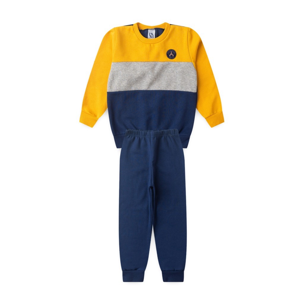 Conjunto Infantil Masculino Trio Mágico De Cores