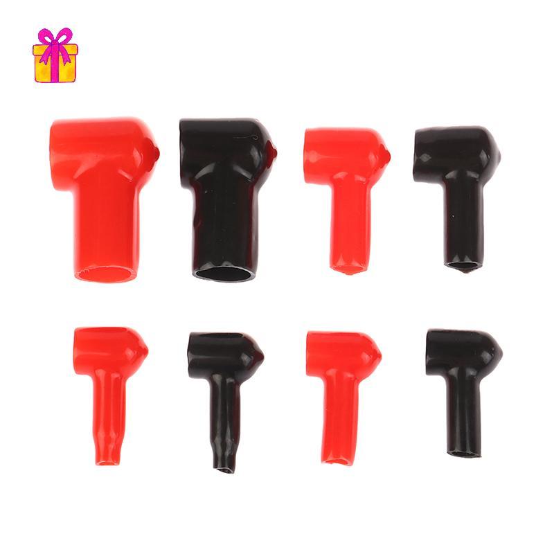 [INTH] 2 Pcs Tampa Isolante Do terminal Da Bateria Cabeça Pilha Coluna De Fixação Positiva E Negativa Manga Protetora UP