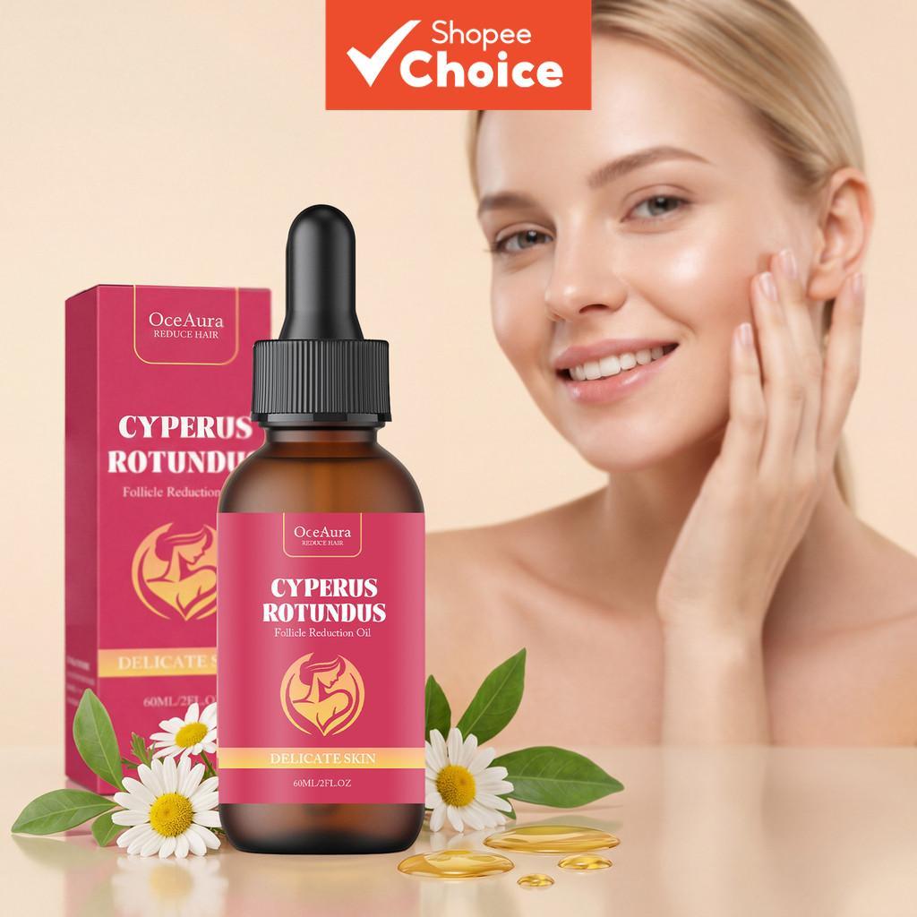 Óleo Nutritivo para a Pele 60 ml – Com Extrato de Raiz de Cyperus Rotundus, Óleo de Jojoba, Óleo de Rosa Mosqueta, Óleo