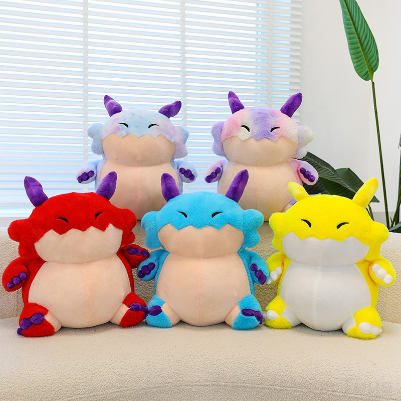 JAMXUN 45cm Táticas De Combate À Equipe TFT Choncc Dragão Brinquedo De Pelúcia-Bico Macio E Gordo League of Legends
