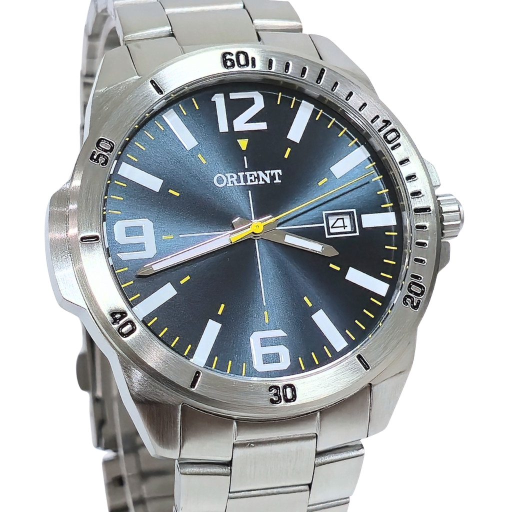 Relógio Orient Analógico Masculino Prateado MBSS1394 D2SX