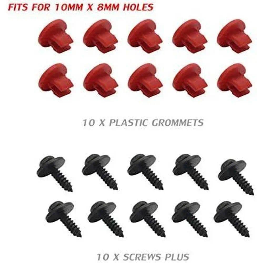 20 Pcs Parafusos De Clipes De Cobertura Da Bandeja Inferior Do Motor Para Ford Focus Mondeo MK2 MK3
