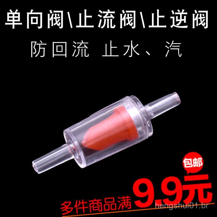 Válvula de retenção para aerador de aquário, válvula anti-refluxo, válvula unidirecional, válvula de de água, b