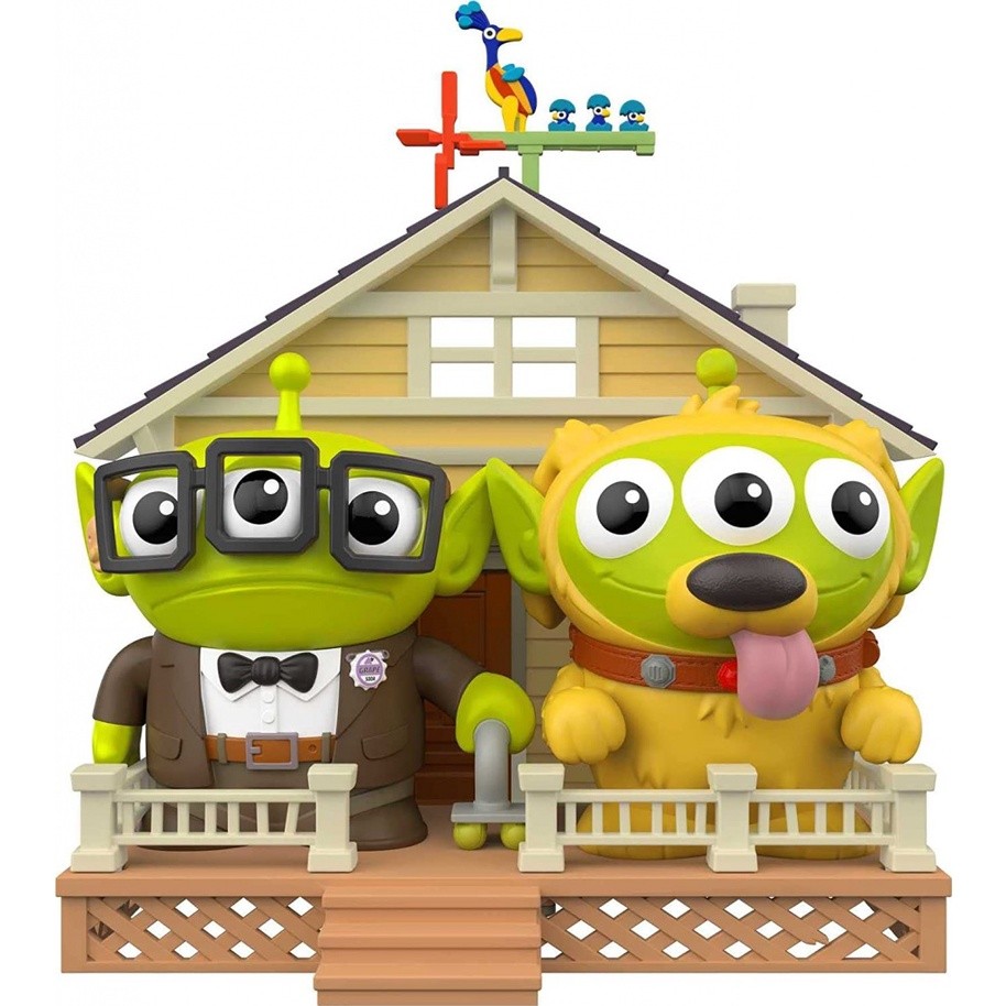 Toy Story 4 Pixar Alien Remix Carl Fredricksen & amp ; Dug 2 Figuras Casa , Disney Plus Personagem Do Filme Days Mashup