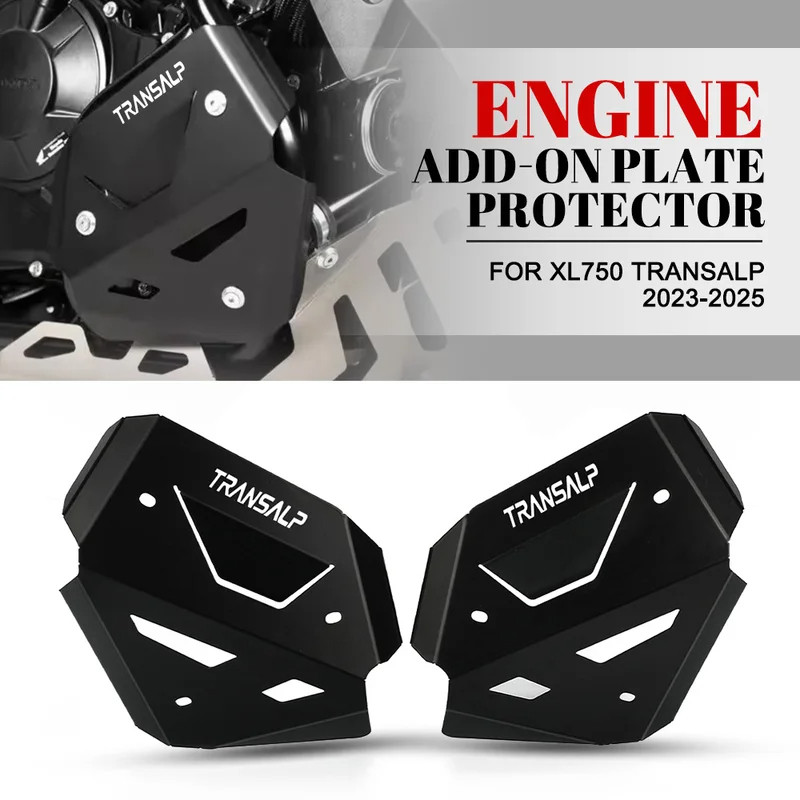 Para Honda XL750 TRANSALP 2023-2024-2025 Placas De Proteção Lateral De Alumínio Acessórios Do Motor Motos