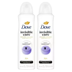 Kit 2 Desodorante Dove Invisible Care Anti Manchas Antitranspirante 72h Aerosol 150ml