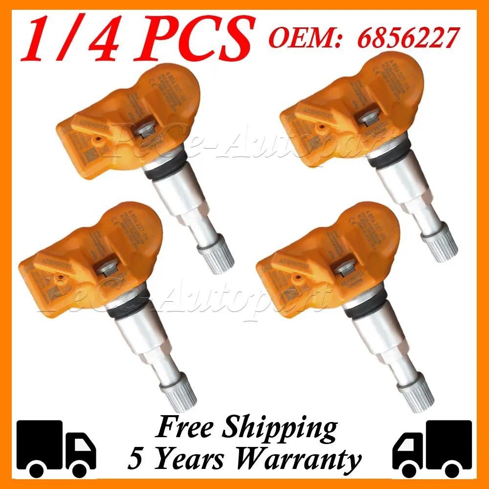 1/4PCS TPMS 433MHZ 6856227 Sensor De Pressão Dos Pneus Para BMW E88 E93 F11 F10 E89 F01 F12 F13 E71 F02 MINI R56 6874829