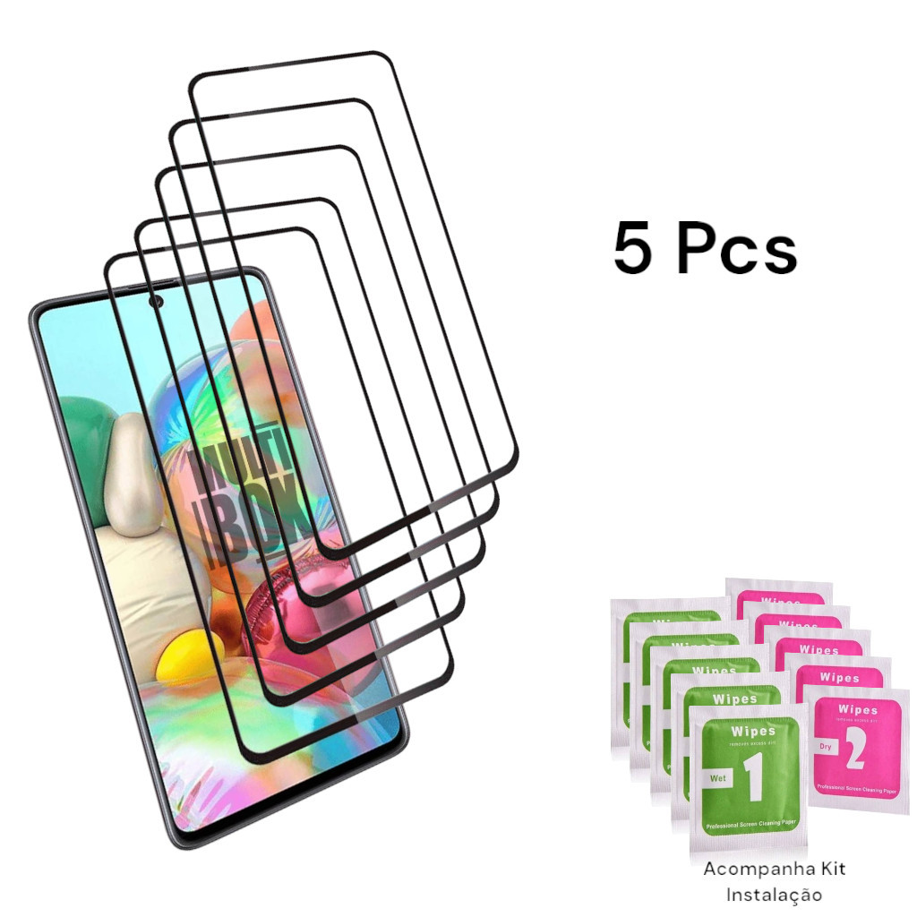Kit 5x Películas 3D De Vidro Temperado Para Motorola Moto G35