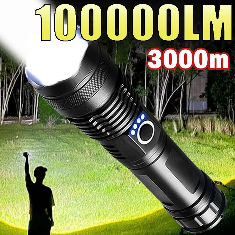 Lanterna Tática T9 Led Ultra Potente - Mais Forte do Mercado