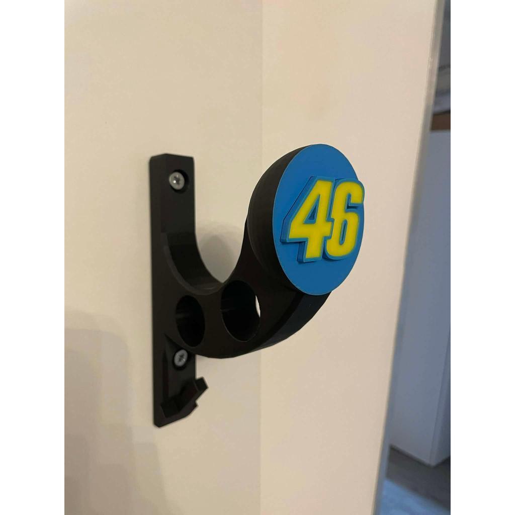 Suporte para capacete e chaves VR46 Valentino Rossi