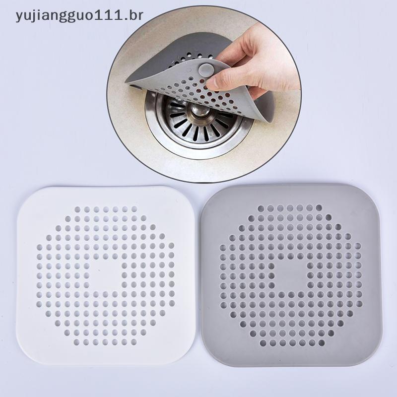 # Novo 1 Pc Banheiro Cozinha Pia De Resíduos Filtro De Cabelo Dreno Catcher Cover Stopper .