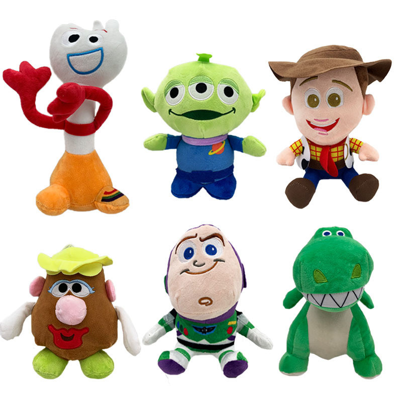 Chaveiro de Pelúcia Toy Story 4 |     Chaveiro de Boneco Woody Buzz Lightyear Forky Rex B12T