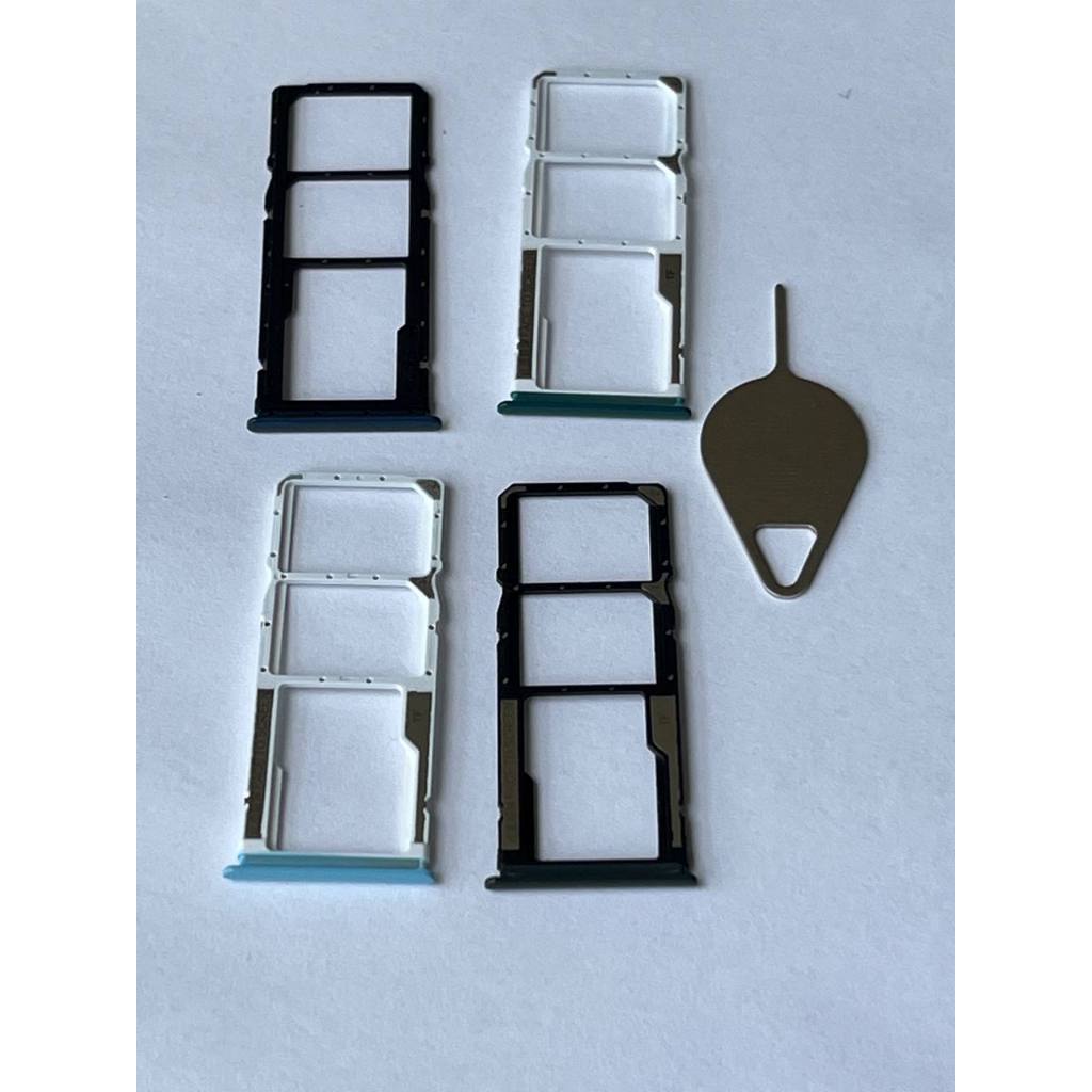 Gaveta de Chip Gavetinha Chip + Chave removedora Para Redmi Note 9 (Verde Preto Azul escuro / Claro)