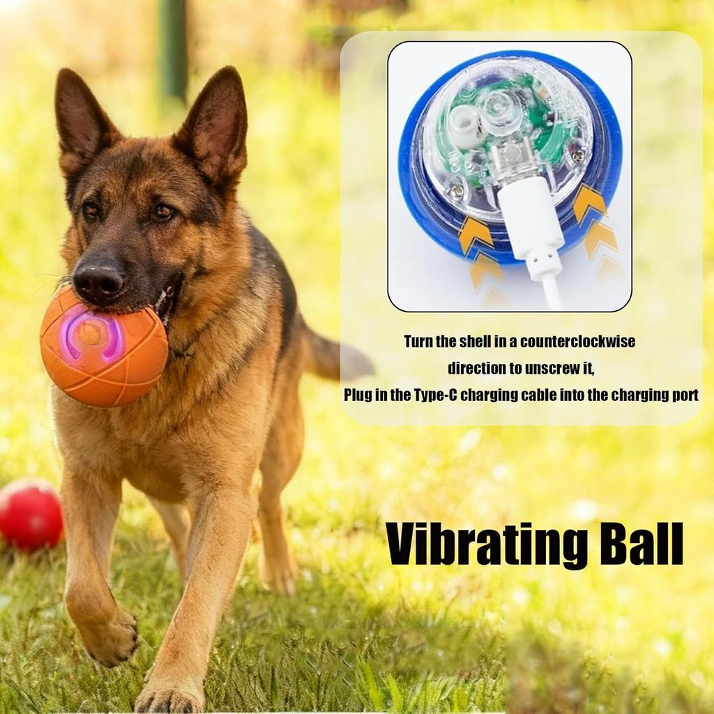 Presentes Para O Dia Dos Namorados Bolas Cães Brinquedos Interativos 2 Peças Brinquedo De Bola Instável Elétrico Animais