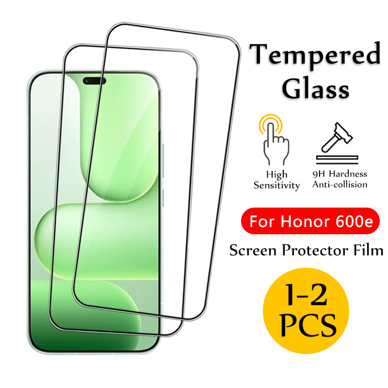 Filme De Vidro Temperado Honor 600e Para 600 Pro 400 200 500 300 100 Smart Ultra Lite 1-2 PCS Protetor De Tela HD