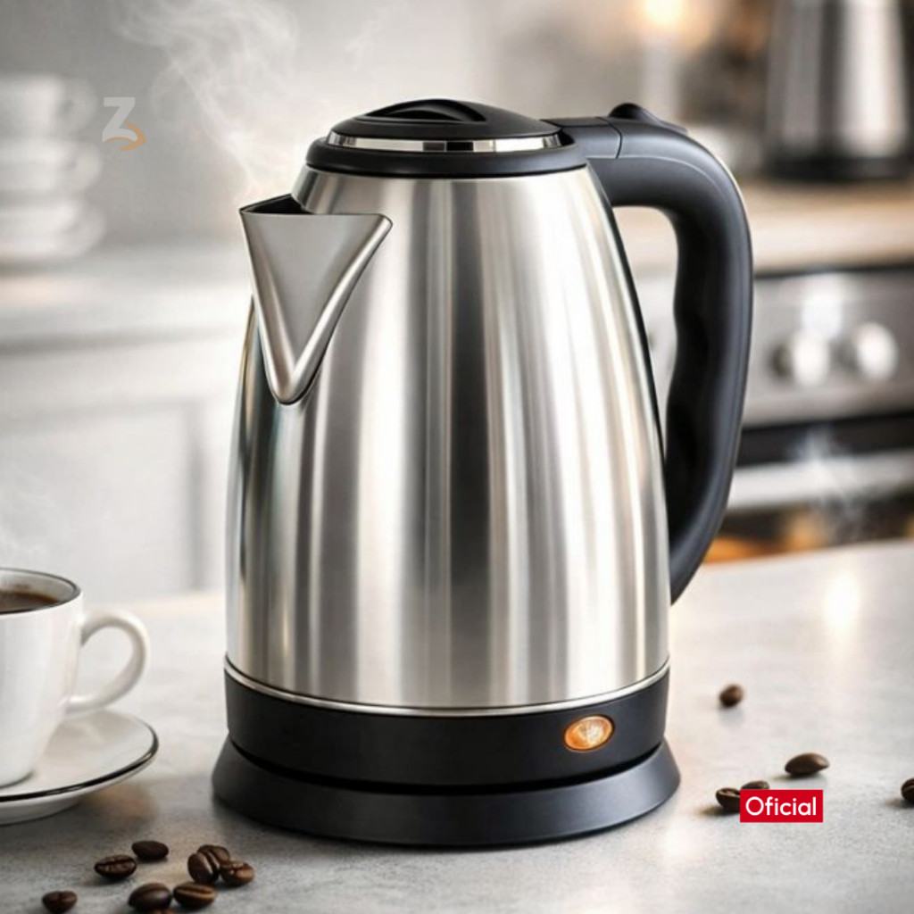 Chaleira Elétrica Jarra Café Chá Inox 110v