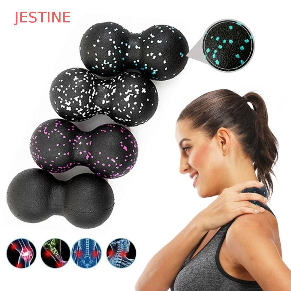 Bola De Massagem JESTINE EPP , De Amendoim Fitness De Alta Densidade Miofascia De Lacrosse Para Academia De Ioga