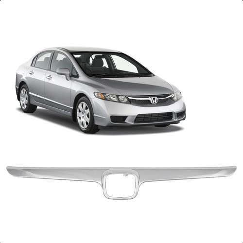 Friso Grade Radiador Civic 2006 2007 2008 Cromado Cromado