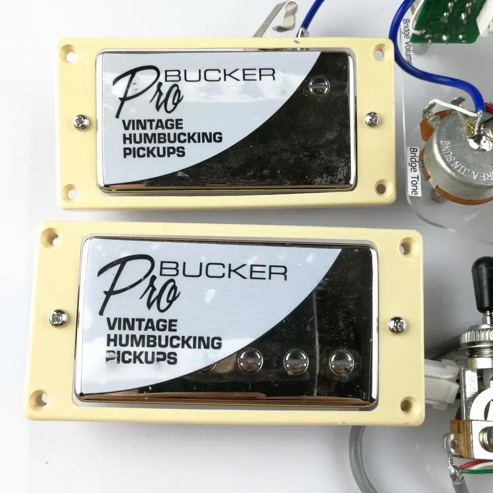 Captadores Humbucker De Guitarra Elétrica Padrão XM-LP ProBucker N E B Com Chicote De Fiação Pro Para Epiphone Níquel Pr