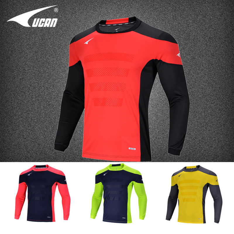 18 novo estilo Ruike goleiro roupas de manga comprida pórtico masculino proteger cotovelo goleiro topo K08106